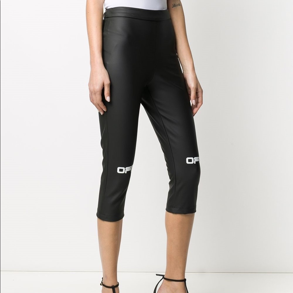 OFF WHITE BY VIRGIL ABLOH HIGH-RISE LOGO CAPRI 38 - Picture 7 of 15